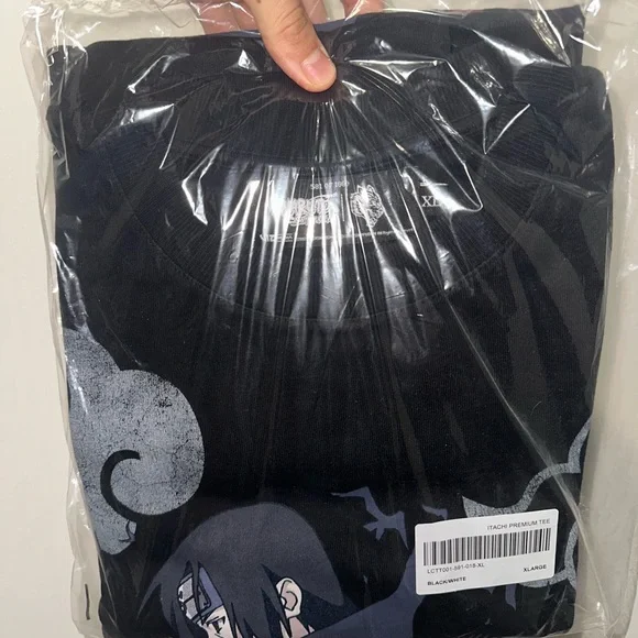 DARC SPORT X NARUTO “ ITACHI” BLACK/WHITE AKATSUKI SHIRT